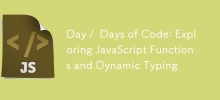 コードの日 / 日: JavaScript 関数と動的型付けの探索