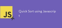 Quick Sort using Javascript
