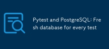 Pytest dan PostgreSQL: Pangkalan data baru untuk setiap ujian