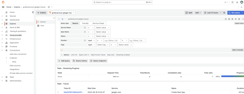 NestJS + Opentelemetry(Grafana 클라우드)