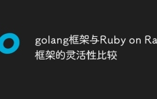 golang框架与Ruby on Rails框架的灵活性比较