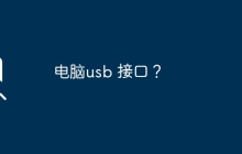 电脑usb 接口？