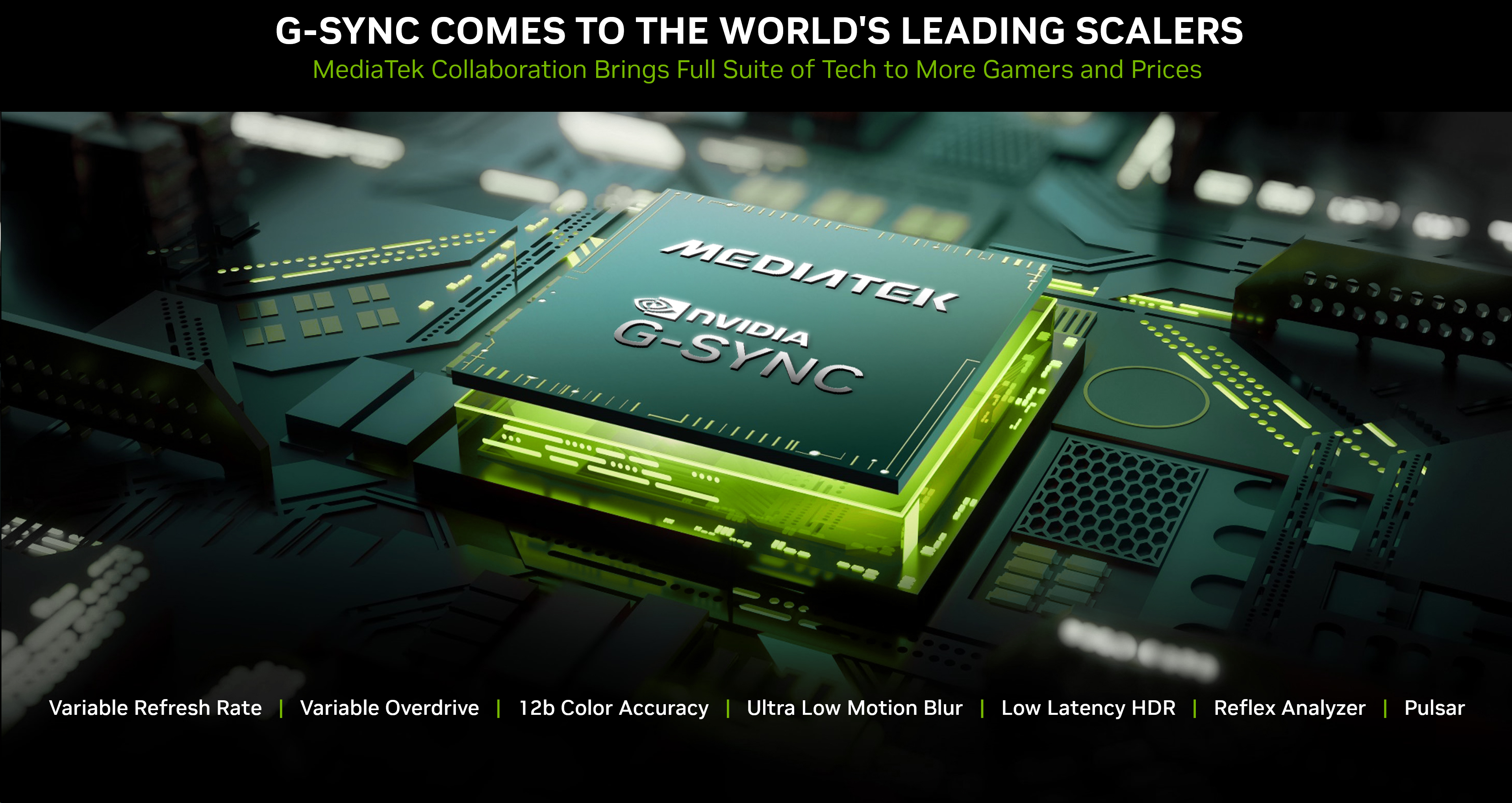 Gamescom 2024 | Nvidia G-Sync est prêt à devenir moins cher et plus répandu grâce à la collaboration MediaTek