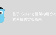 基于 Golang 框架构建分布式系统的实战指南