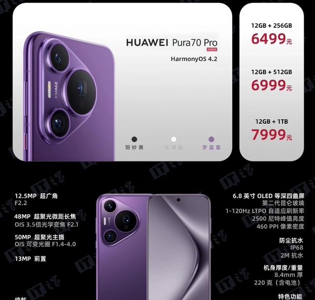 Insider Huawei : les expéditions de téléphones mobiles de la série Pura 70 ont augmenté de 125 % sur un an P60