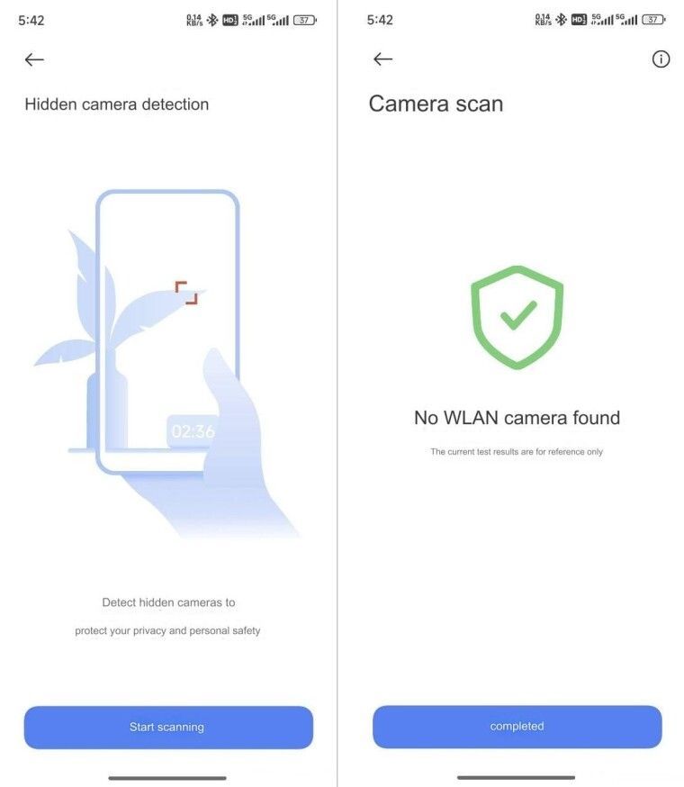 Xiaomi ThePaper OS 2.0 new features revealed: Scan for hidden cameras in hotels and other scenes