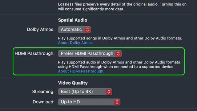 New feature of Apple macOS Sequoia: supports Dolby Atmos HDMI pass-through