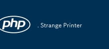. Strange Printer