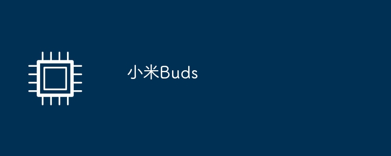 小米buds