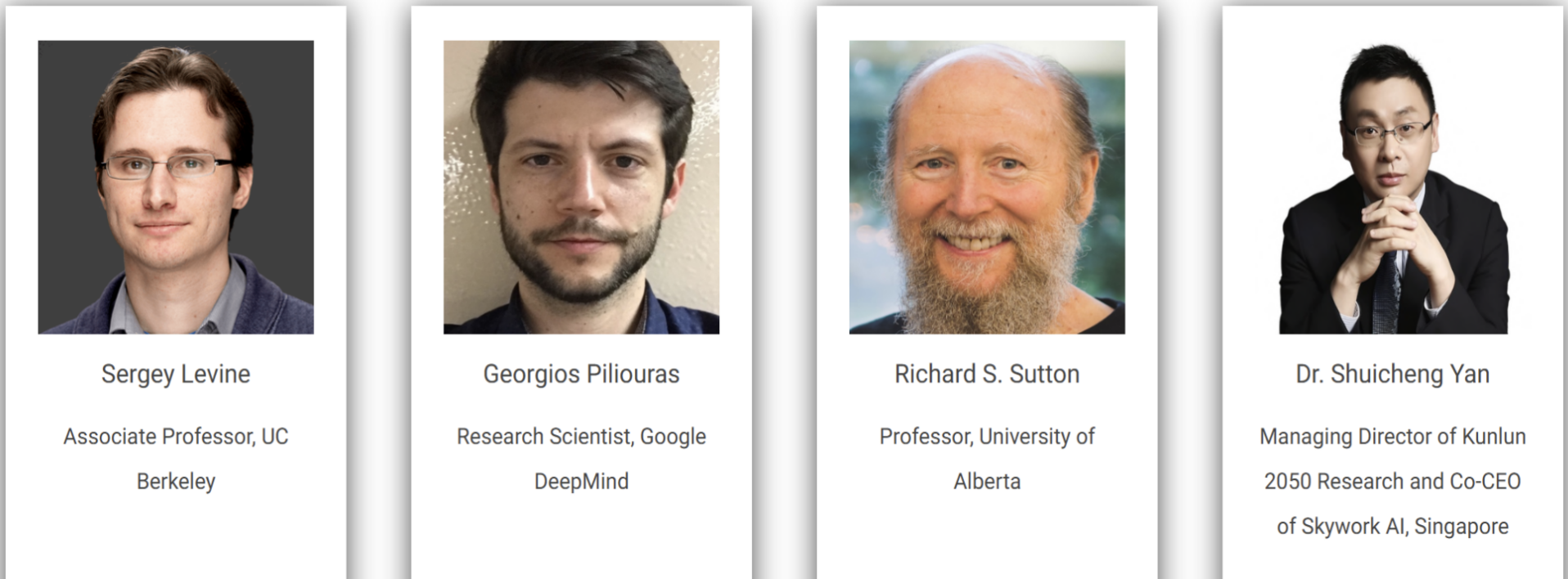 Distributed Artificial Intelligence Conference DAI 2024 Call for Papers: Agent Day, Richard Sutton, the father of reinforcement learning, will attend! Yan Shuicheng, Sergey Levine and DeepMind scientists will give keynote speeches