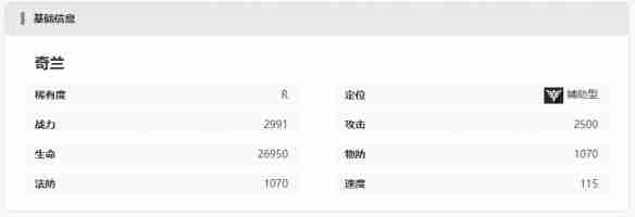 《龙族:卡塞尔之门》奇兰技能攻略