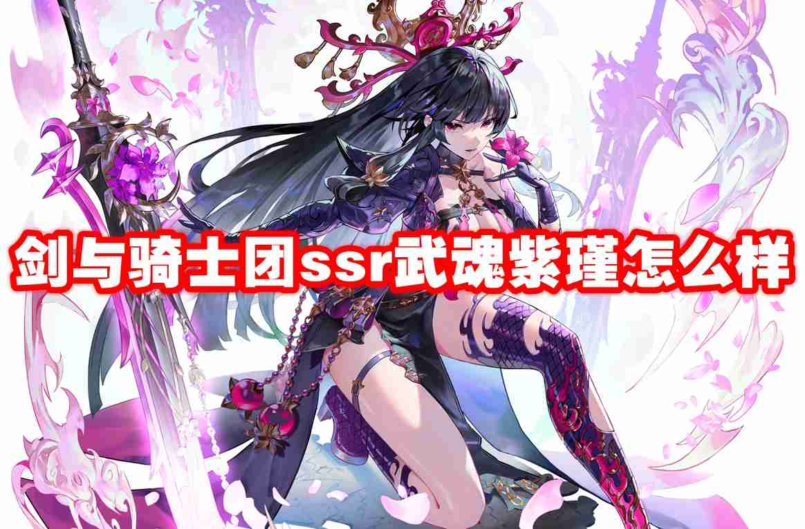武器信息 剑与骑士团ssr武魂紫瑾怎么样-剑与骑士团ssr武魂紫瑾介绍