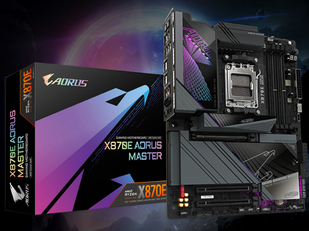 技嘉官网上线首款 AMD 800 系主板 X870E AORUS MASTER