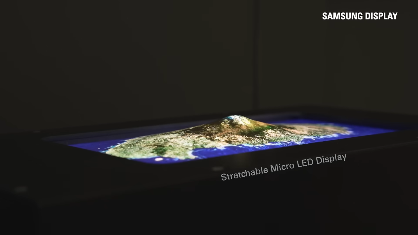 Taux d'allongement de 25 %, le meilleur du secteur, Samsung Display présente un prototype d'écran Micro LED extensible vers l'extérieur