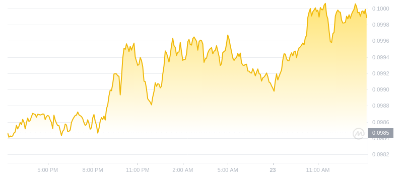 2024年08月23日恒星币价格