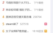 #Steam崩了#上微博热搜 但目前已经可以登录了