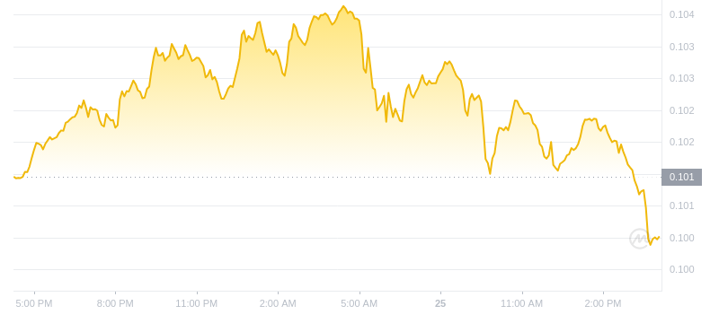 2024年08月25日恒星币价格