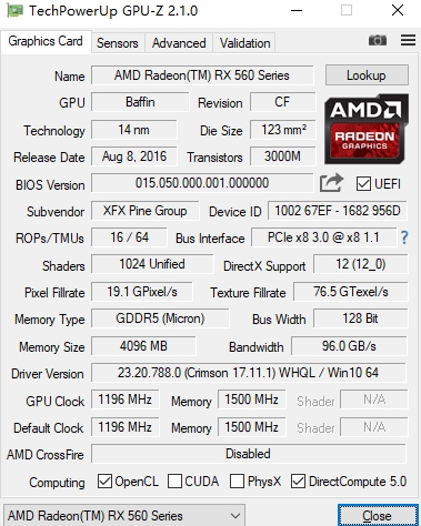 怎么判断显卡体质 使用gpu z查看显卡体质的方法
