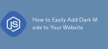 How to Easily Add Dark Mode to Your Website