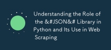 Memahami Peranan Perpustakaan &#JSON' dalam Python dan Penggunaannya dalam Mengikis Web