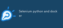 Ular sawa selenium dan docker