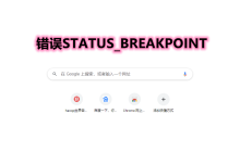 浏览器错误STATUS_BREAKPOINT怎么解决 Chrome/Edge