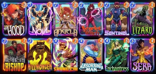 Marvel Ultimate Inversion du partage de la stratégie de construction de deck Serra