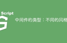 中间件的类型：不同的风格