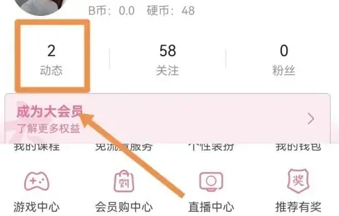 bilibili如何看博主动态置顶 哔哩哔哩动态视频置顶教程