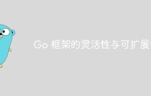 Go 框架的灵活性与可扩展性