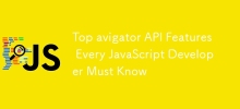每個 JavaScript 開發人員都必須了解的頂級 avigator API 功能