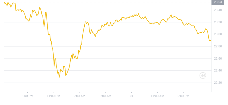 2024年08月31日雪崩币价格