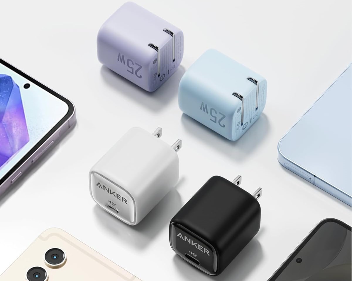 Anker Charger (25W, Compact) with foldable design now available