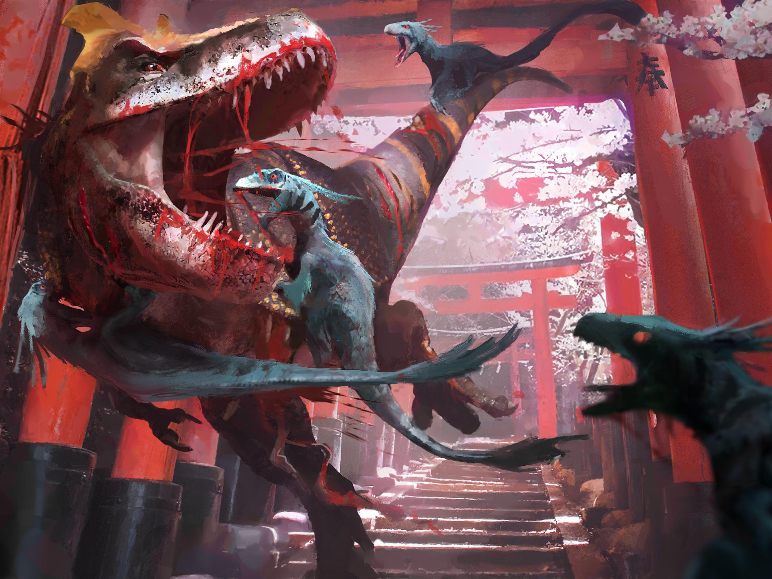 Kyōryū : la première bande-annonce de gameplay révèle l'aventure des dinosaures samouraïs dans un Japon post-apocalyptique