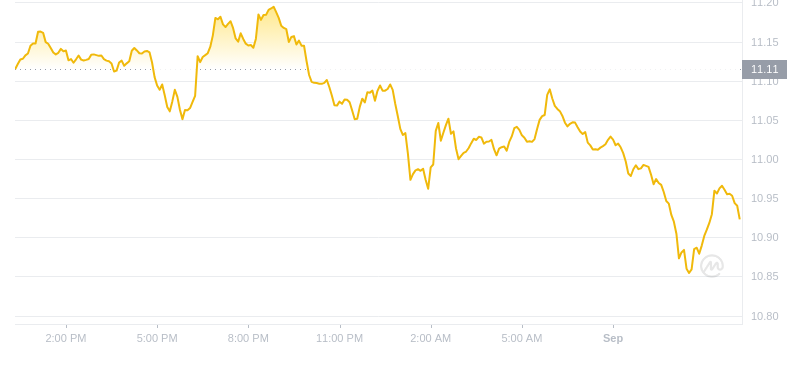 2024年09月01日LINK币价格