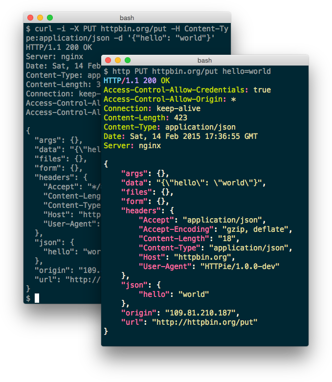 Humanized HTTP command line tool——HTTPie