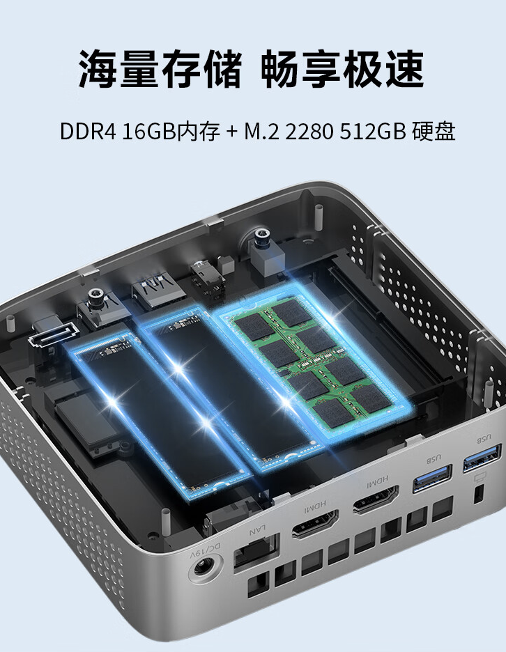 联想口袋迷你主机配置上新：换用 13 代酷睿 N100、可选 8/16G RAM，售 899 元起