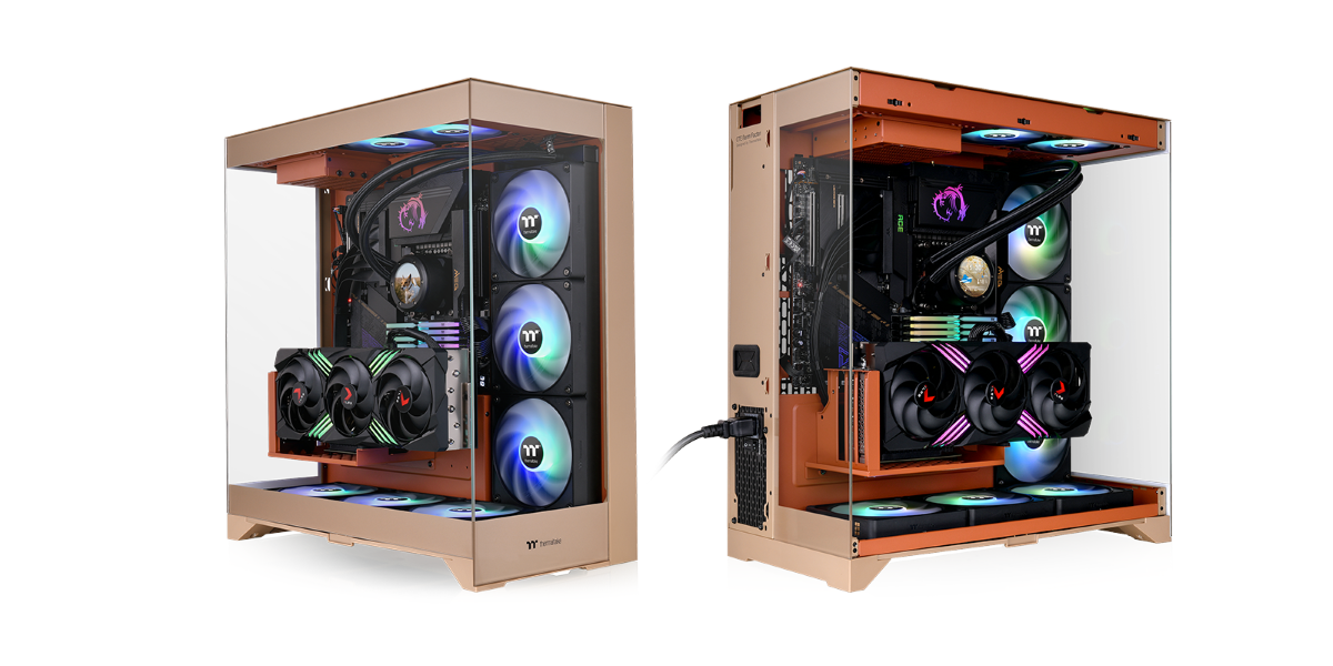 Thermaltake bringt das CTE E550 TG Mid-Tower-Gehäuse mit gehärteten Glasscheiben auf der Vorder-, linken und Rückseite auf den Markt