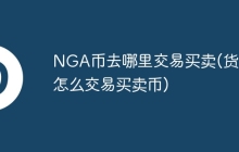 NGA币去哪里交易买卖(货币怎么交易买卖币)