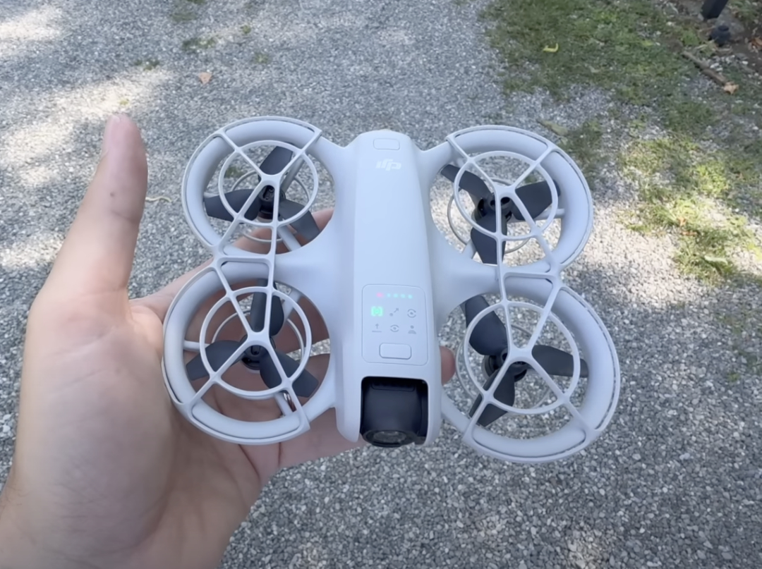 DJI Neo showcased flying for the first time with quiet propellers after low launch pricing leaks