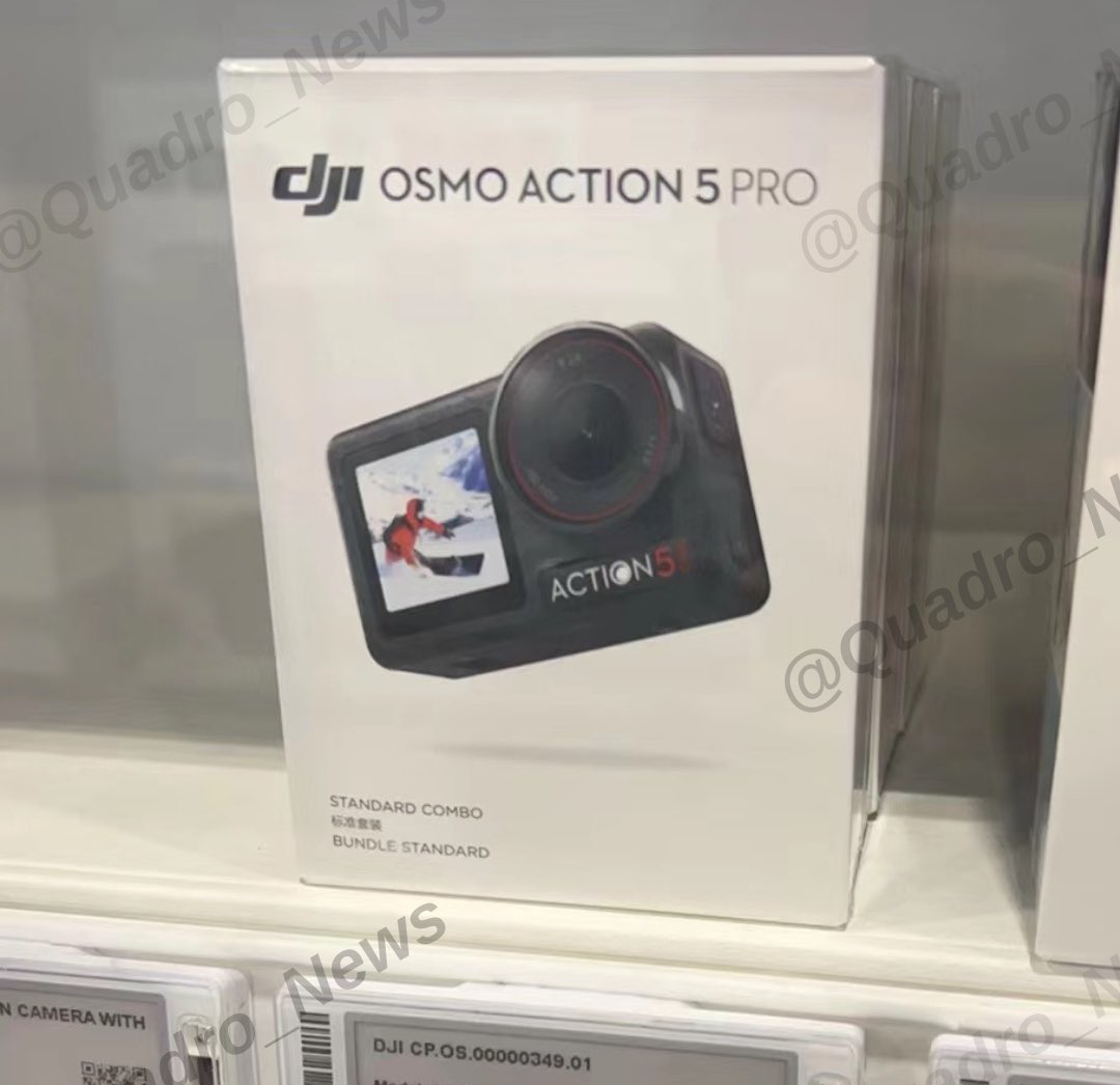 DJI Osmo Action 5 Pro : la date de sortie est évoquée alors que le détaillant révèle un prix de lancement qui pourrait être inférieur à celui de la GoPro Hero 13 Black