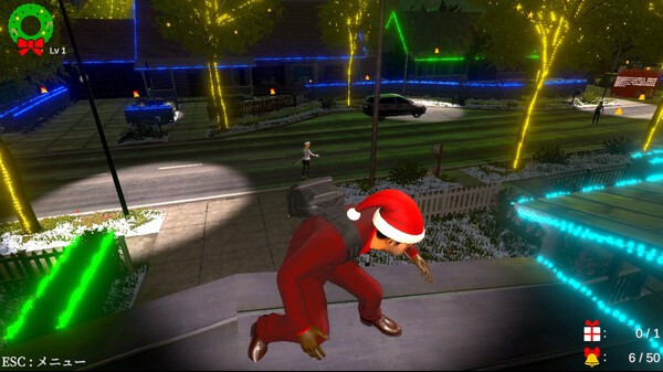 《圣诞老人的担忧》登陆Steam 与警察玩捉迷藏