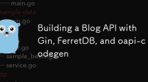 Gin, FerretDB 및 oapi-codegen을 사용하여 블로그 API 구축