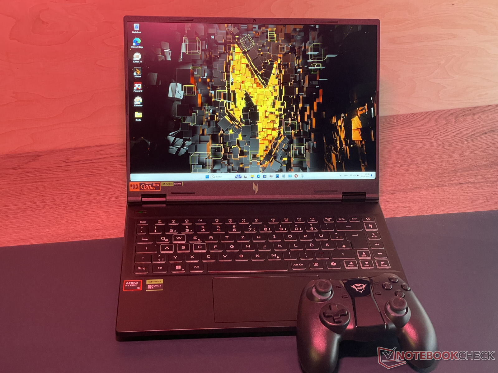 Acer Nitro 14 是一款 QHD 游戏笔记本电脑，具有良好的散热性能和 18 小时的电池续航时间