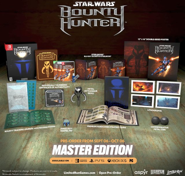 Star Wars : Bounty Hunter revient sous forme de jeu physique, avec de nombreux avantages inclus