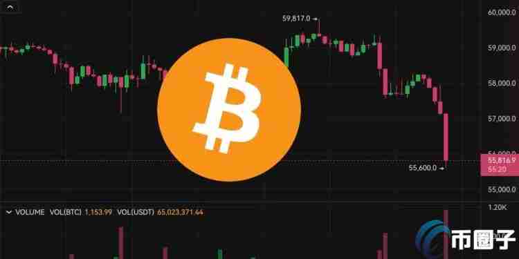 比特币闪崩55600好意思元、以太坊迫临2300好意思元！好意思股全数下降