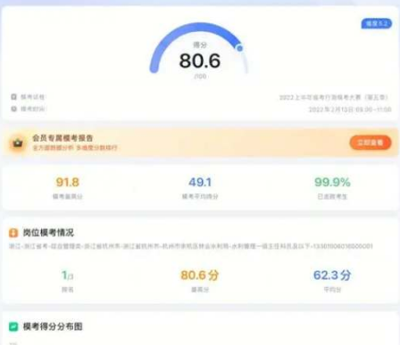 粉笔模考大赛在哪里可以查询成绩 查看考试成绩流程详解