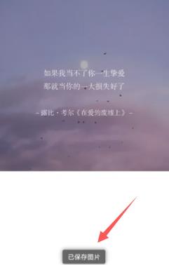 如何保存一言APP上卡片壁纸图 保存一言APP上卡片壁纸图方法