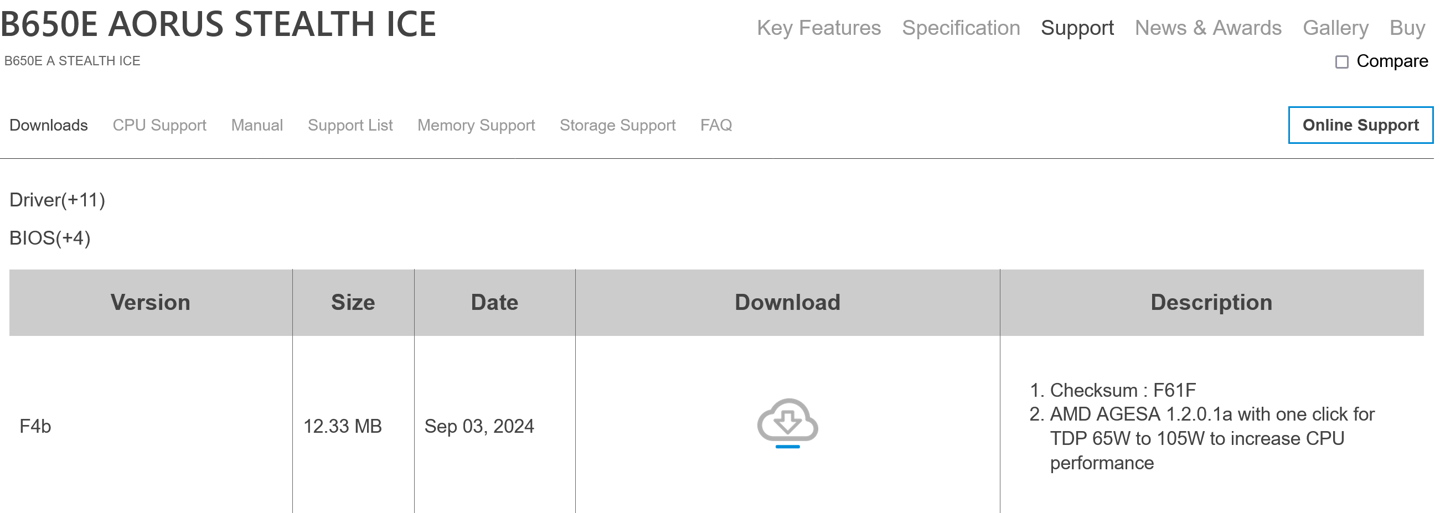 华硕、技嘉、铭瑄跟进提供 AMD 锐龙 9600X / 9700X 处理器“鸡血”主板 BIOS