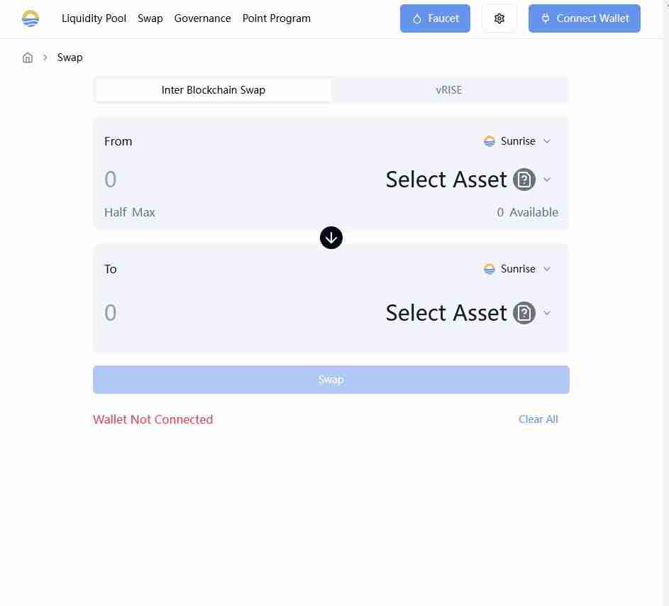 Sunrise(RISE币) 空投指南+Sunrise交互教程